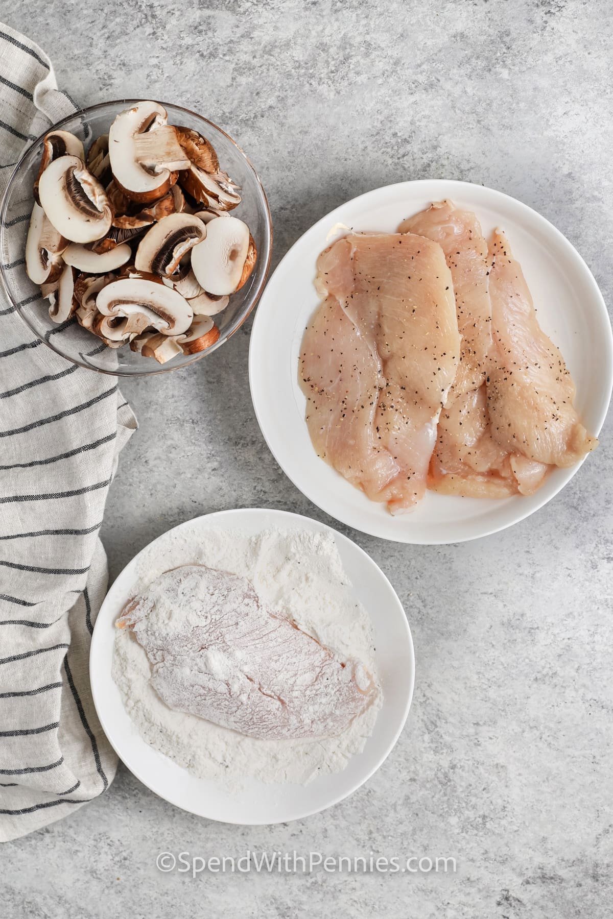 ingredients to make Chicken Marsala