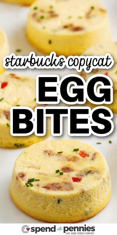 easy Copycat Starbucks Egg Bites with a title