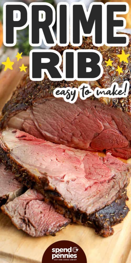 easy to make Prime Rib with writing